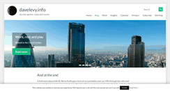 Desktop Screenshot of blog.davelevy.info